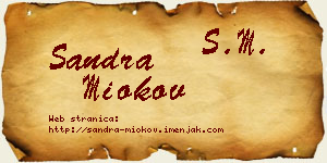 Sandra Miokov vizit kartica